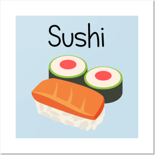 Sushi Face Posters and Art